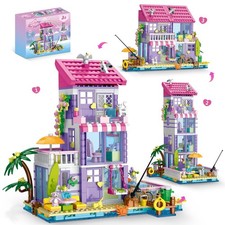 3 in 1 Pink Girls Beach House