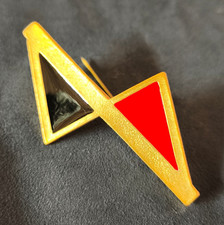 spilla vintage francese anni 70 con smalti firmata Pierre Cardin - vtg  brooch