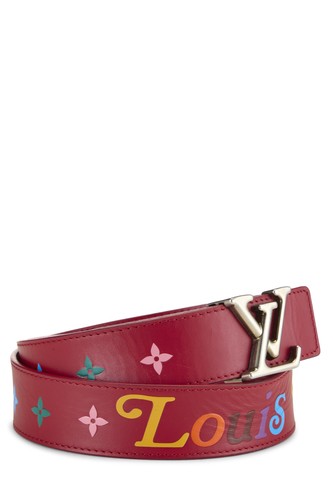 Louis vuitton red calfskin new - louis,