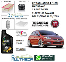 TAGLIANDO 4 FILTRI E OLIO