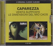 CAPAREZZA - RARO 2 CD " VERITA' SUPPOSTE / LE DIMENSIONI DEL MIO CAOS "