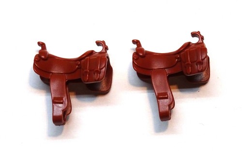 Sattel rotbraun playmobil - 2x,