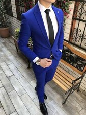 Uomo Abito 2 Pezzi Slim Fit