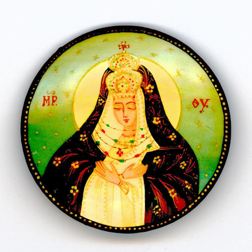 Spille russe dipinte mano - russe, a