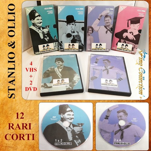 Stanlio ollio vhs 2 dvd - +,