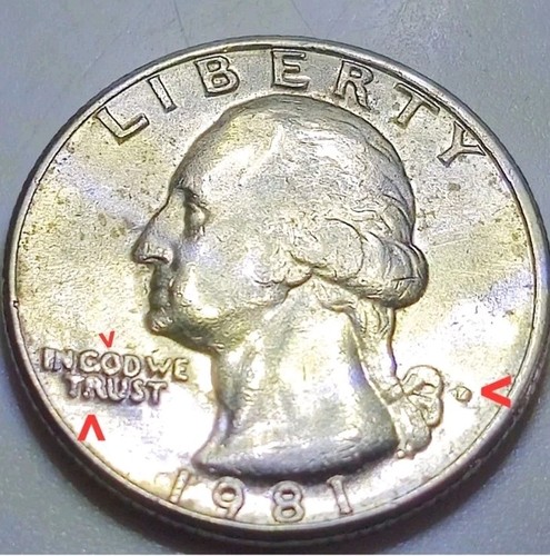 1981 washington quarter - d,