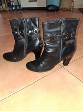 Stivaletti alla caviglia Tronchetti Donna vera pelle Tacco 9 cm Donna Loka N.39