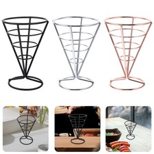 3pcs Desktop French Fries Cone
