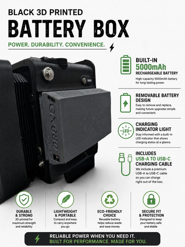 Custodia batteria ricaricabile