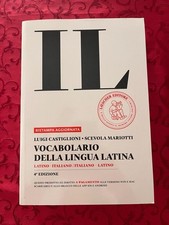 IL Vocabolario della Lingua Latina Quarta Edizione Dizionario Latino Full +Guida