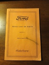 Libretto ricambi Ford modello