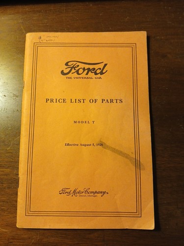 Libretto ricambi ford - ricambi, modello