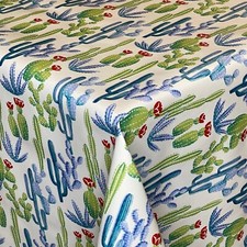 Tela Cerata Tovaglia Cactus Su