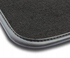 CI16-5 1pz Tappetino Velluto Premium Pelle Nera per Peugeot 4007 2008-2012 tappe