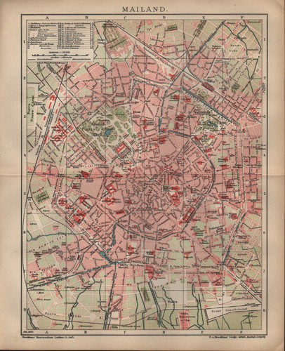 Mappa city map pianta - , della