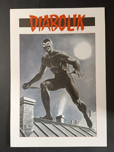 Cartoncino stampato diabolik - stampato,