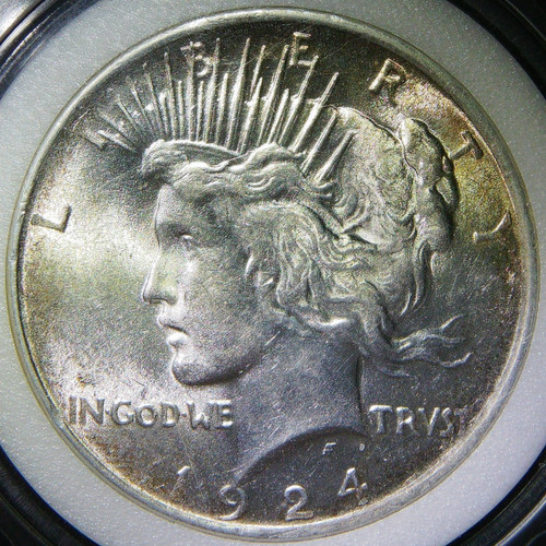 1924 dollaro della pace ms66 - dollaro,