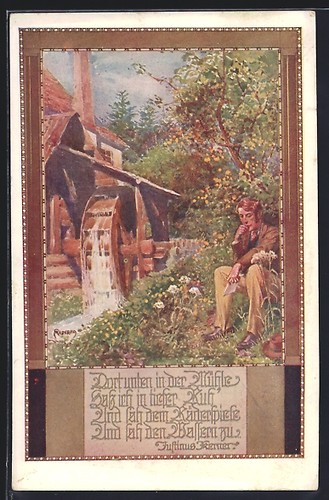 Cartolina artista franz - cartolina, d'artista