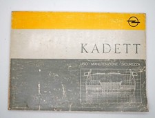 OPEL KADETT 1988 LIBRETTO USO E MANUTENZIONE ISTRUZIONE MANUALE ITALIANO