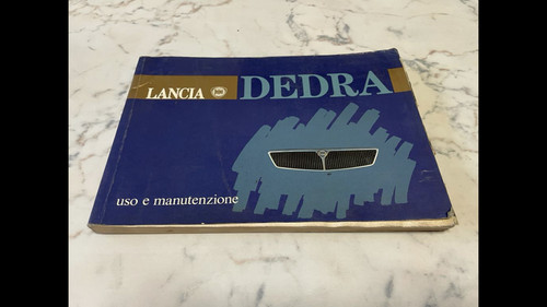 Lancia dedra manuale uso - manuale,