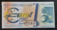 3 Euro Buono 1997/98 Emissione Comuni Fiesole Pontassieve Riproduzione