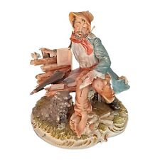 Figura in porcellana di Capodimonte  ( Meneghetti) XX secolo.