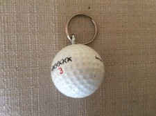 PORTACHIAVI PALLINA DA GOLF TOP FLITE  N° 3 SPALDING JAPAN GOLF KEY RING LLAVERO