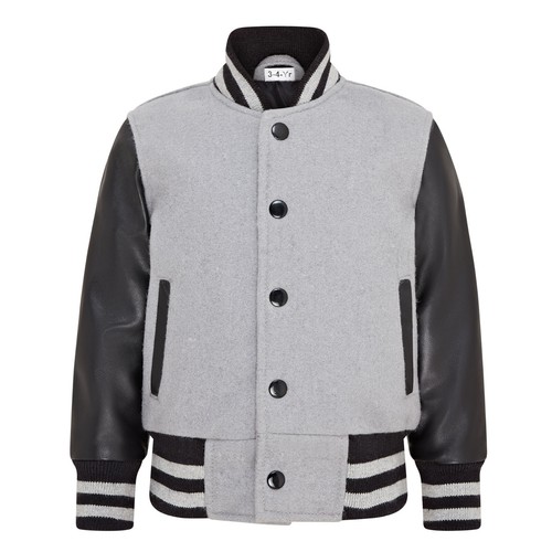 Bambini grigio lana - bambini, varsity