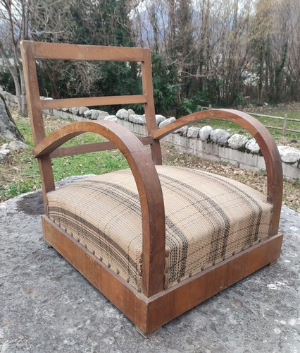 Poltrona vintage decò - poltrona,