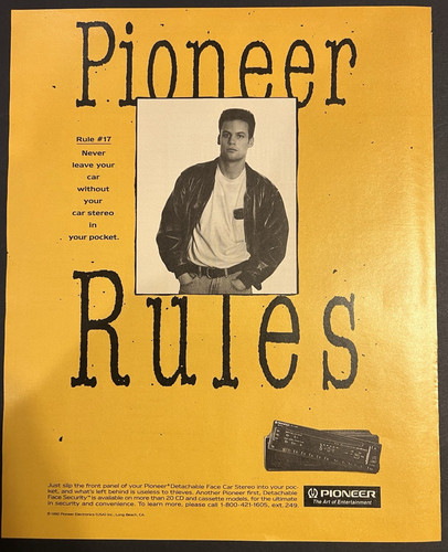 Vintage anni pioneer - vintage, 90