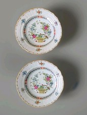 HEREND «Indian Basket», Coppia di piatti Ø 19 cm