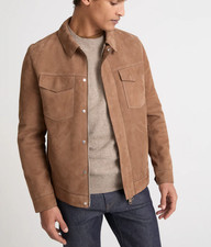 Giacca camionista in pelle