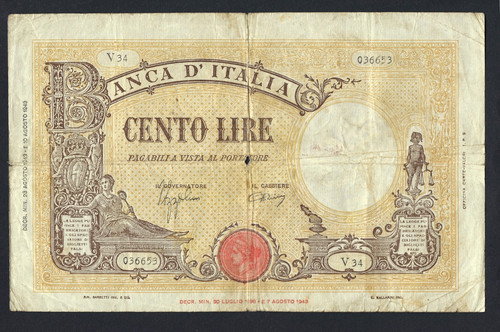 Regno italia biglietto di - regno,
