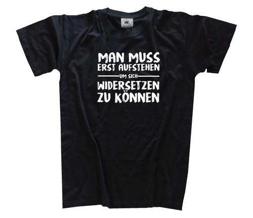 Shirt bisogna prima alzarsi - t-shirt,