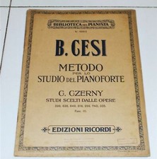 CARLO CZERNY studi scelti
