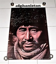 Poster AFGHANISTAN KIRGHIZ Photo ROLAND MICHAUD Anni 60 manifesto 51x86 cm