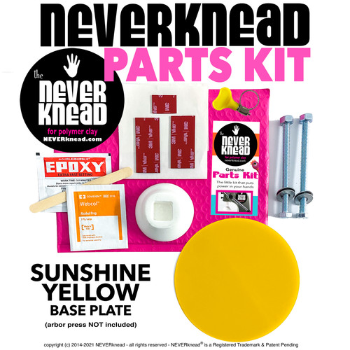 Polymer clay kneading - kneading, made