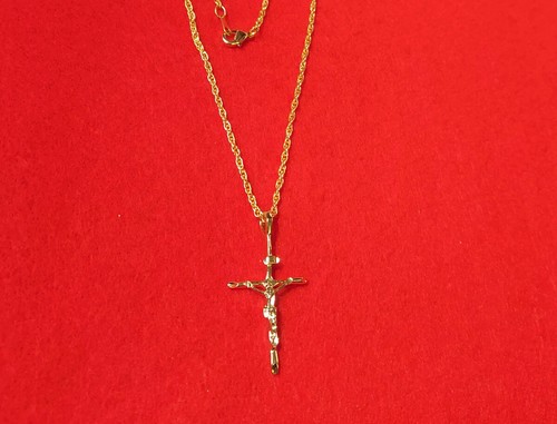 14kt placcato oro croce - 14kt,