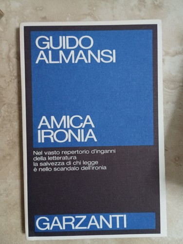 Almansi amica ironia ed - ironia,