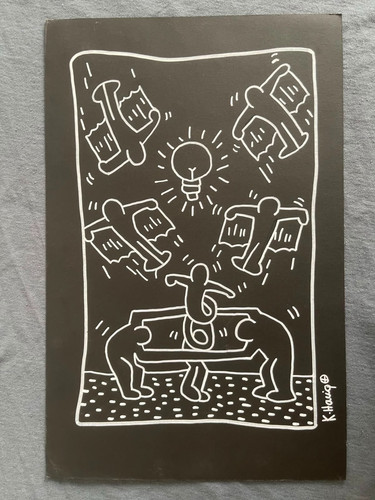 Keith haring quadro disegno - haring,