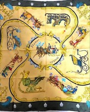 Sciarpa HERMES Plumes et