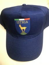 Cappello-CAP- azzurro royal- stemma ISTRIA ITALIANA