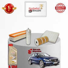 KIT TAGLIANDO FILTRI E OLIO MERCEDES CLASSE C200 BLUETEC W205 100KW 136CV