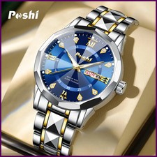 POSHI Orologio Uomo Data