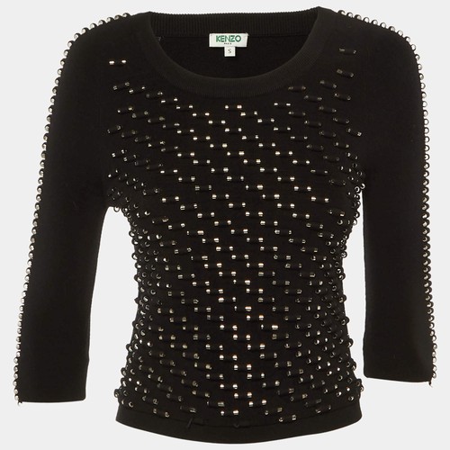 Top kenzo nero maglia - kenzo, in