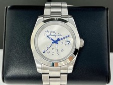 Chi Cares Late | 40 mm | Quadrante Bianco | Quarzo | Acciaio a 3 maglie