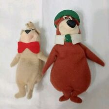 Piccoli Peluche Di Pezza Hanna Barbera Orso Yoghi E Il Suo Amico Bubu Vintage