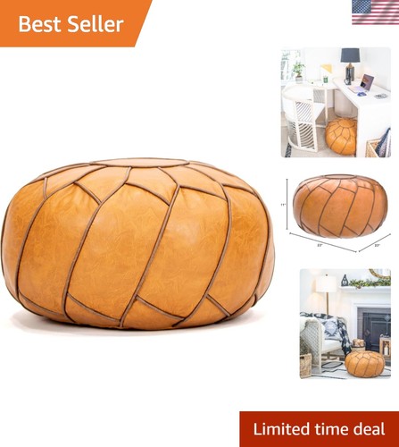 Pouf ottomano colore zucca