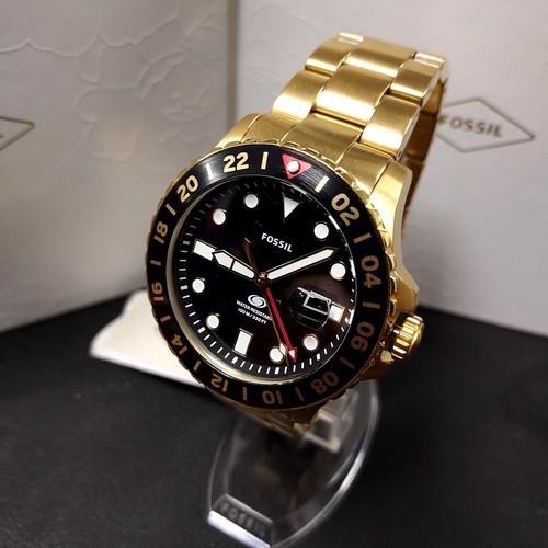 Orologio fossil nero gmt - orologio,