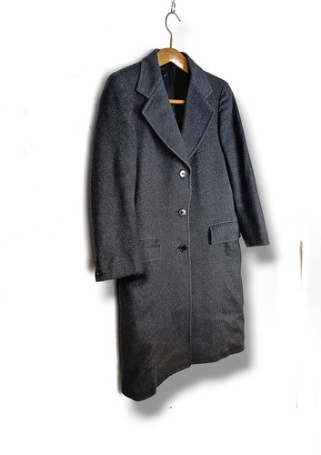 Cappotto grigio lungo lana - grigio,